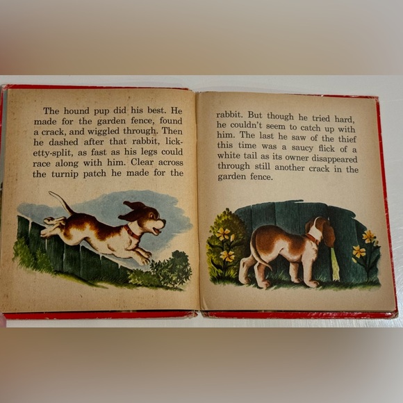 Vintage 1952 Whoop-ee Hunkydory! Puppy dog story Whitman Tell-A-Tale HC book - Picture 5 of 16